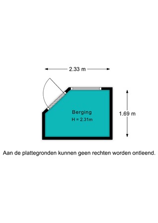 Plattegrond - Molenberglaan 45, 4791 AJ Klundert - Molenberglaan 45 - Berging - 2D.jpg